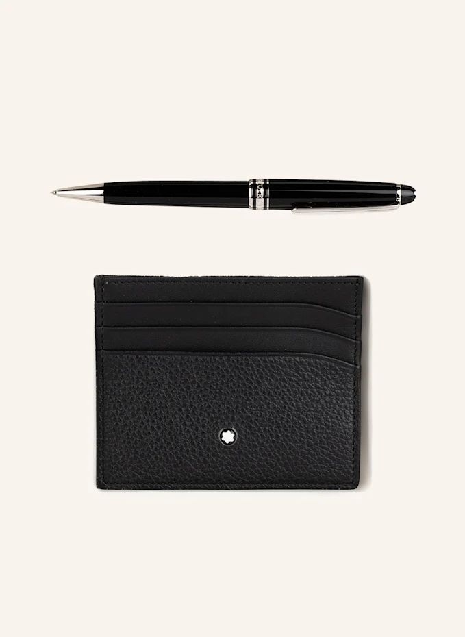 MONTBLANC Set: Drehkugelschreiber MEISTERSTÜCK 164 und Kartenetui MEISTERSTÜCK 6CC