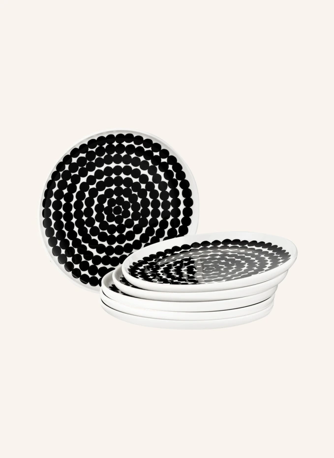 marimekko 6er-Set Dessertteller OIVA/SIIRTOLAPUUTARHA