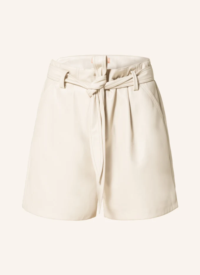 RINO & PELLE Paperbag-Shorts in Lederoptik