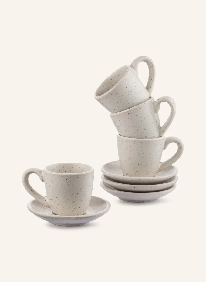 BROSTE COPENHAGEN 4er-Set Espressotassen NORDIC VANILLA