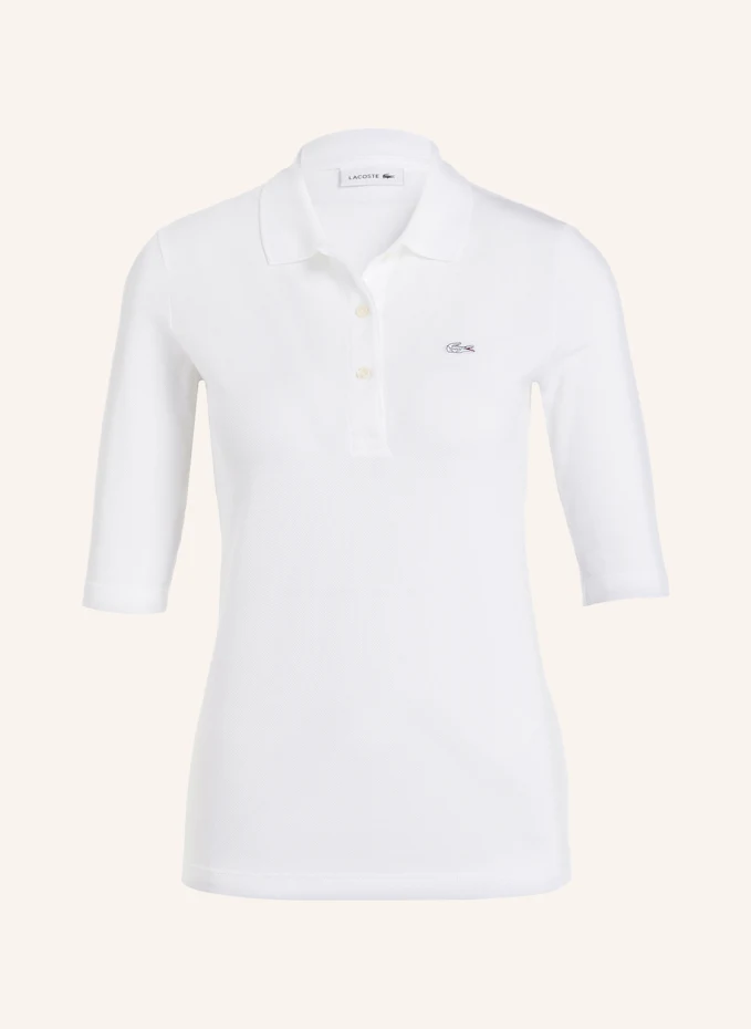 LACOSTE Piqué-Poloshirt mit 3/4-Arm