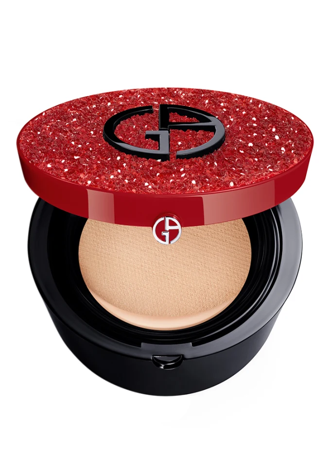 GIORGIO ARMANI BEAUTY GAB RED CUSHION CRYSTALS CASE