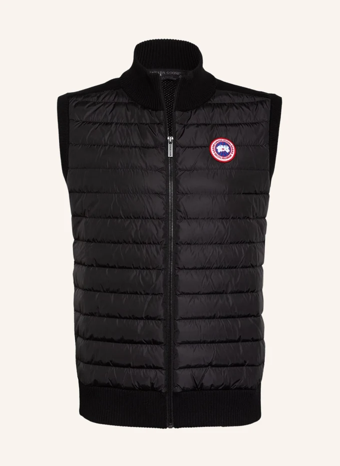 CANADA GOOSE Daunenweste HYBRIDGE im Materialmix