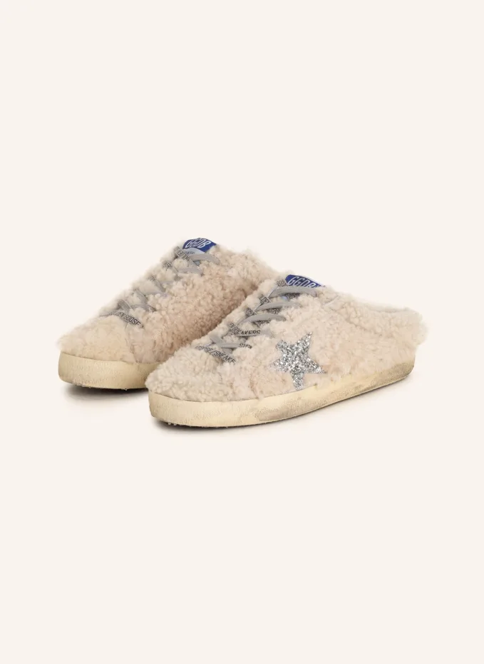 GOLDEN GOOSE Pantoletten mit Pailletten