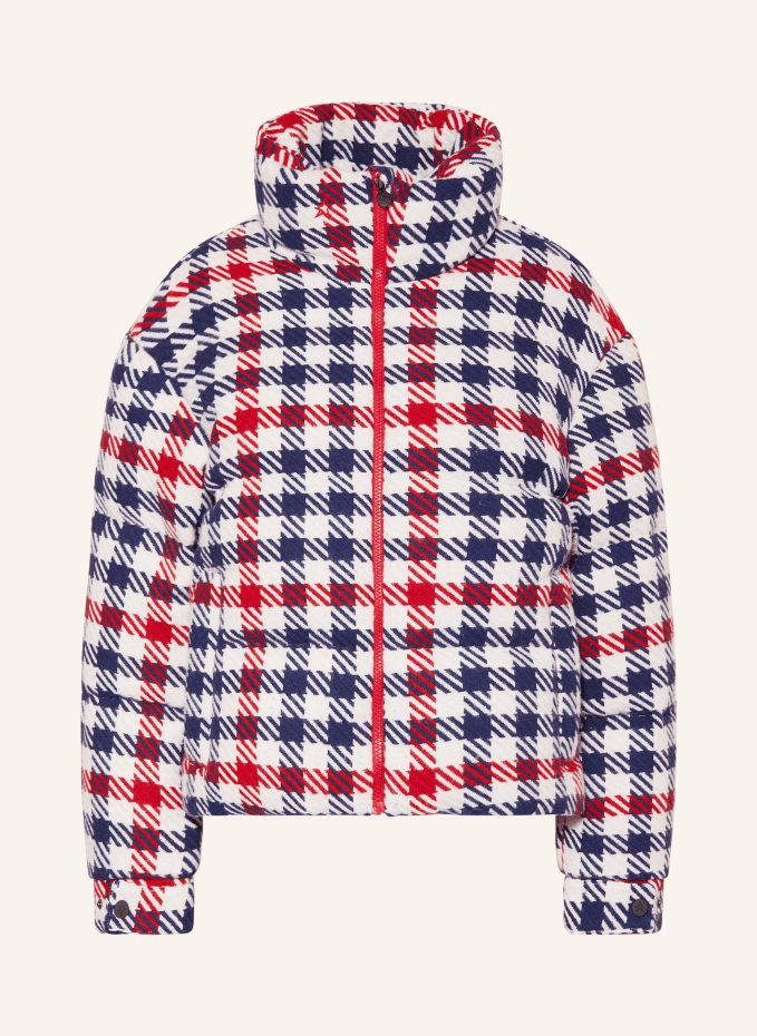 PERFECT MOMENT Daunen-Skijacke STAR GINGHAM