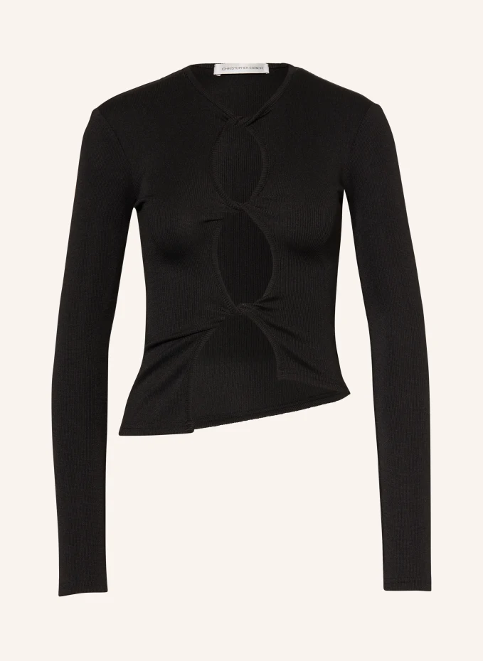 CHRISTOPHER ESBER Longsleeve OPEN TWIST mit Cut-outs