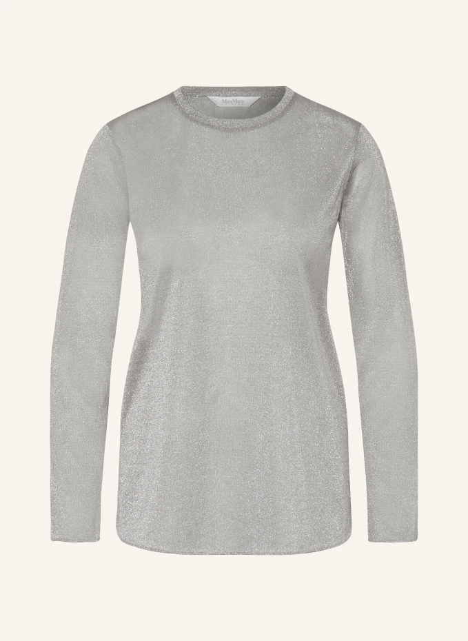 Max Mara LEISURE Longsleeve ETRA mit Glitzergarn