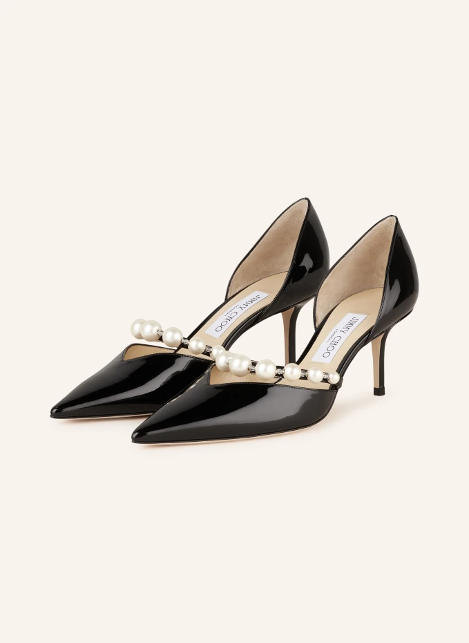 JIMMY CHOO Pumps AURELIE 65 mit Schmuckperlen