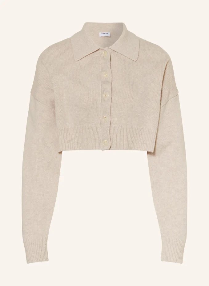 Filippa K Cropped-Strickjacke