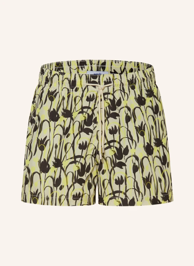 arrels BARCELONA Badeshorts BEIGE TULIPS × CECILIA CARLSTED