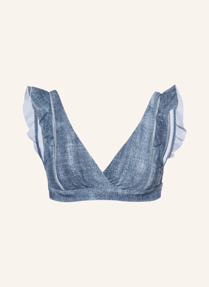 BEACHLIFE Bralette-Bikini-Top DENIM