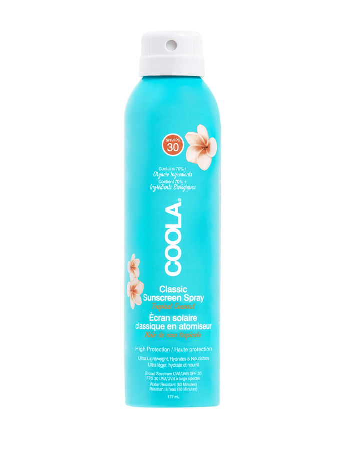 COOLA CLASSIC BODY SPRAY TROPICAL COCONUT SPF 30