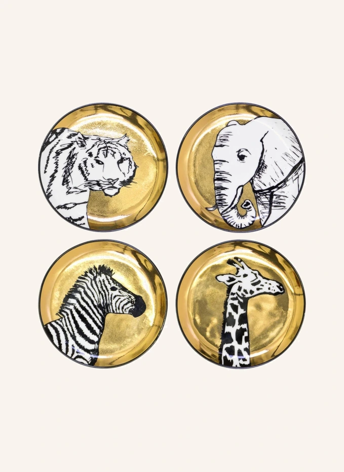 JONATHAN ADLER 4er-Set Untersetzer ANIMALIA