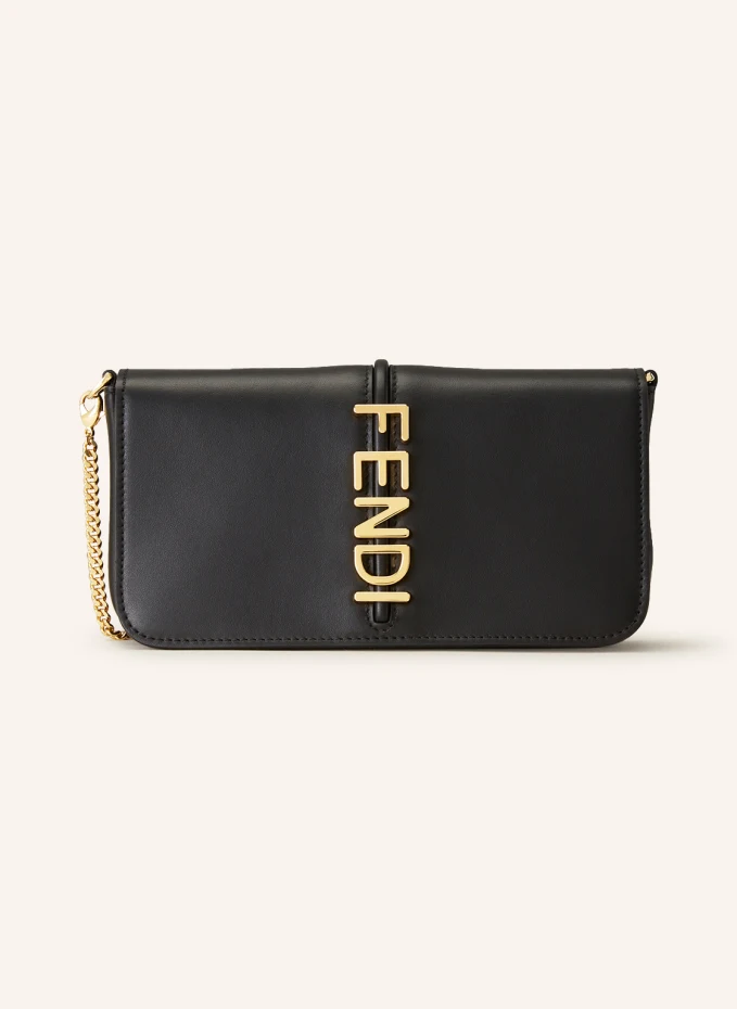 FENDI Geldbörse FENDIGRAPHY zum Umhängen mit Pouch