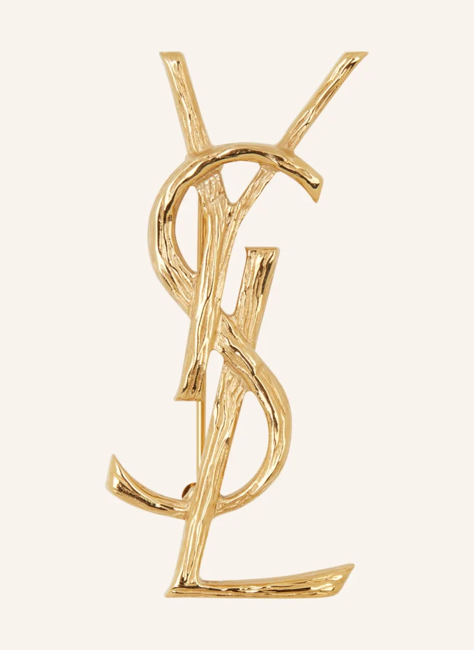 SAINT LAURENT Brosche MONOGRAMME