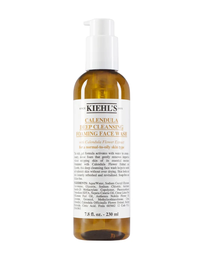 Kiehl&#39;s CALENDULA DEEP CLEANSING FOAMING FACE WASH