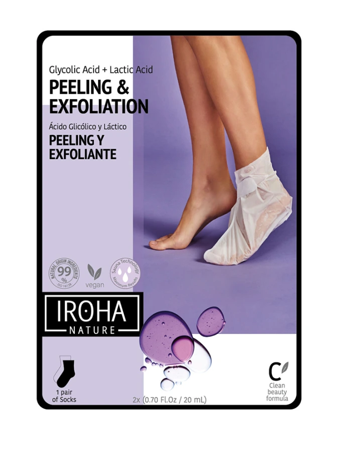 IROHA EXFOLIATING SOCKS LAVENDER