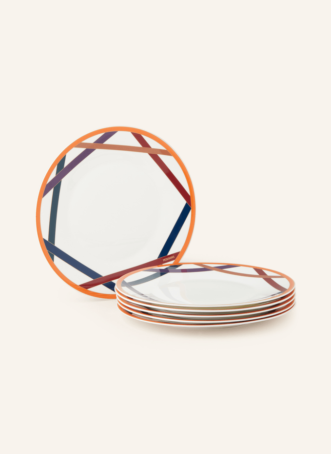 MISSONI Home 6er-Set Speiseteller NASTRI