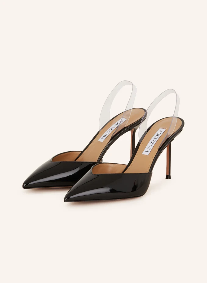 AQUAZZURA Slingpumps V PLEXI SLING 85