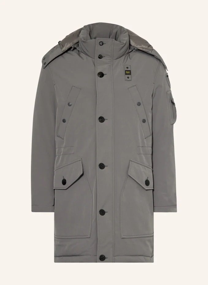 Blauer Parka mit DUPONT™ SORONA®-Isolierung