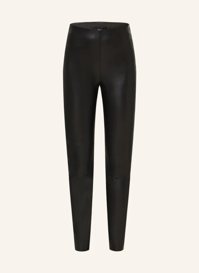 oui Leggings in Lederoptik