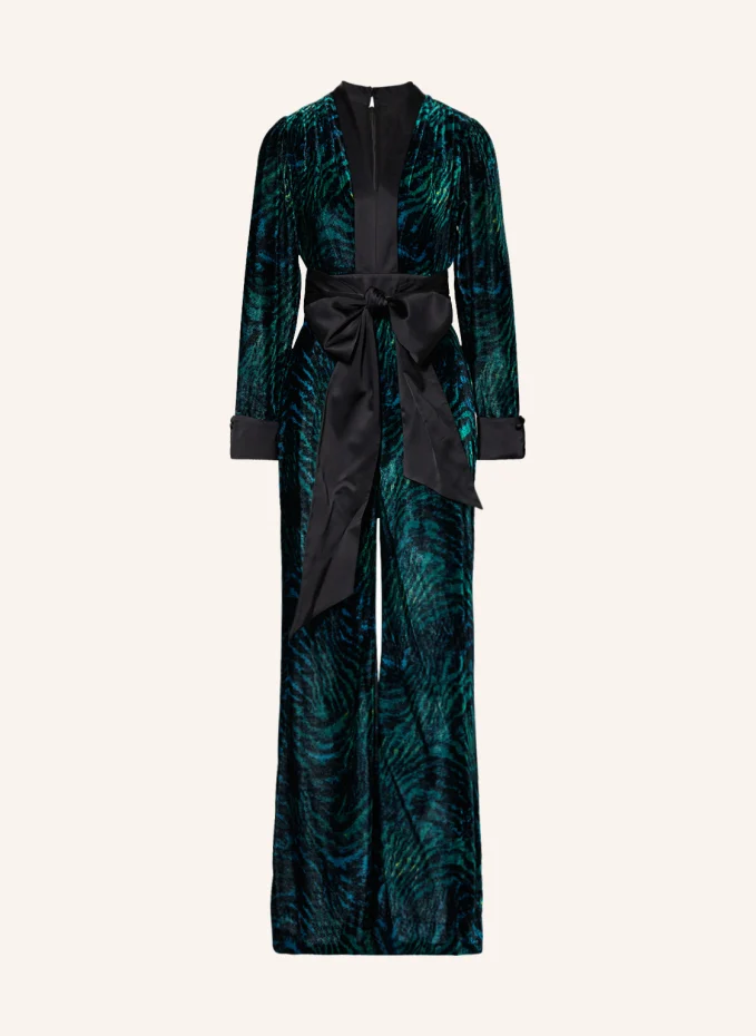 DIANE VON FURSTENBERG Samt-Jumpsuit VEGAS