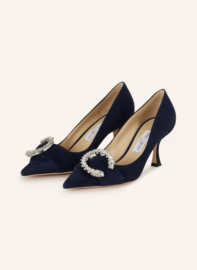 JIMMY CHOO Pumps MELVA 70 mit Schmucksteinen