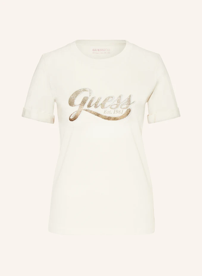 GUESS T-Shirt mit Schmucksteinen