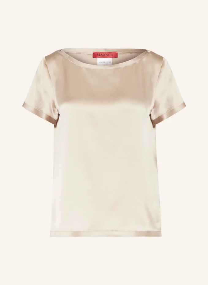 MAX & Co. T-Shirt GINNI aus Seide