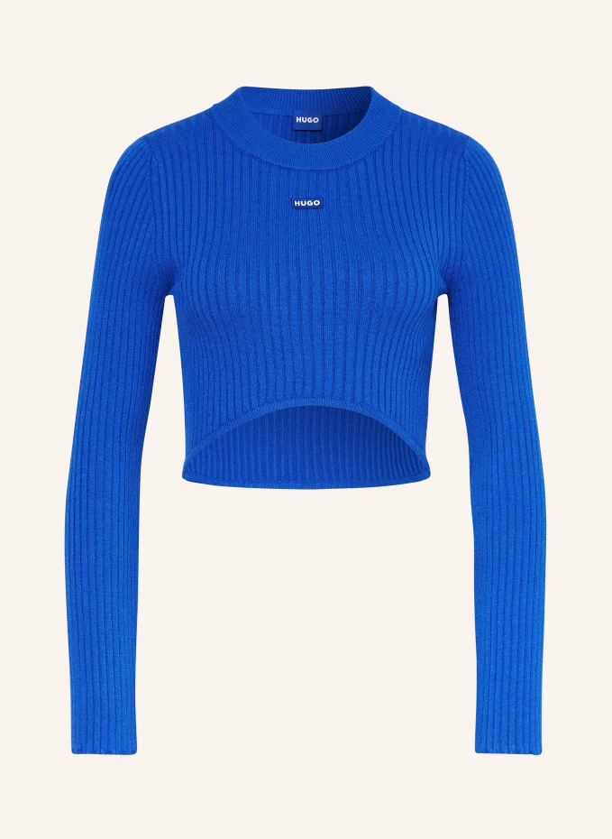 HUGO BLUE Cropped-Pullover SUCCORIE