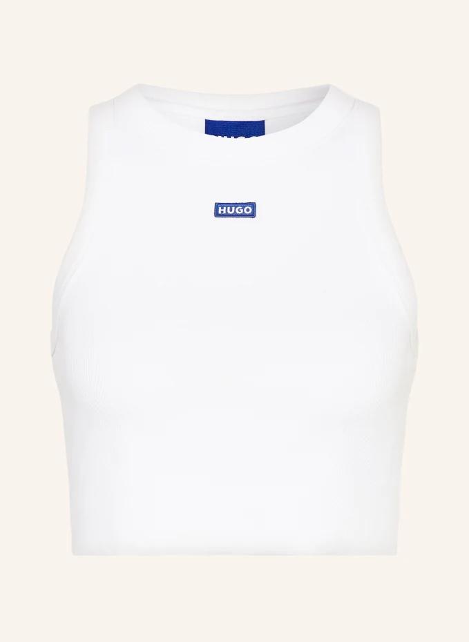 HUGO BLUE Cropped-Top BABY TANK