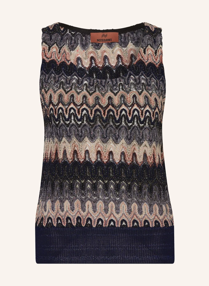 MISSONI Stricktop mit Glitzergarn