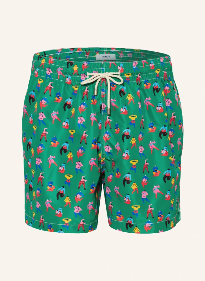 arrels BARCELONA Badeshorts GREEN FUN GIRLS × EGLE ZVIRBLYTE