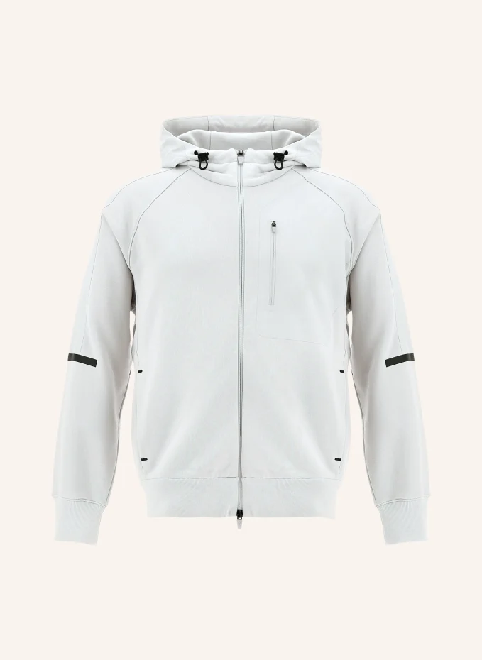 HERNO LAMINAR Sweatjacke im Materialmix