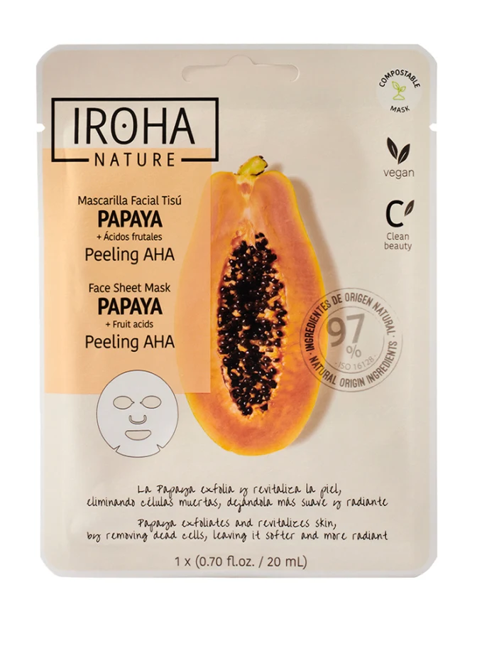 IROHA PEELING AHA MASK PAPAYA