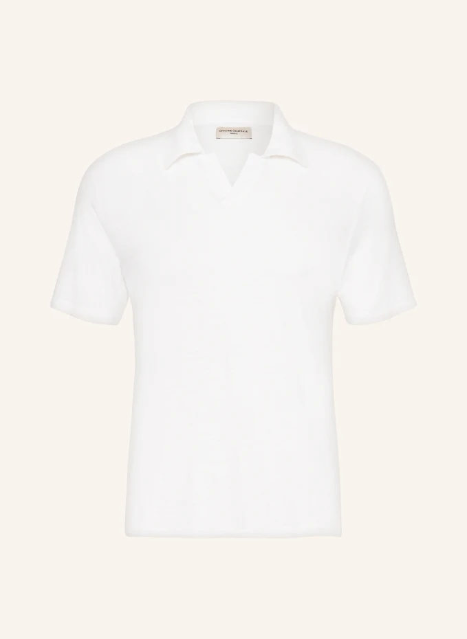 Officine Générale Strick-Poloshirt aus Leinen