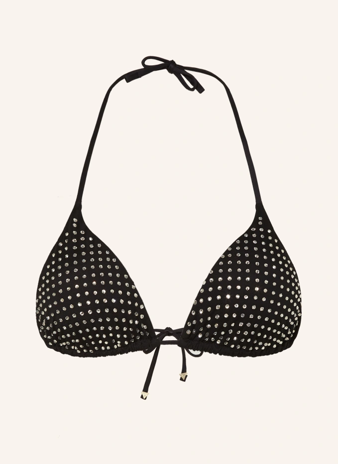 GUESS Triangel-Bikini-Top mit Schmucksteinen