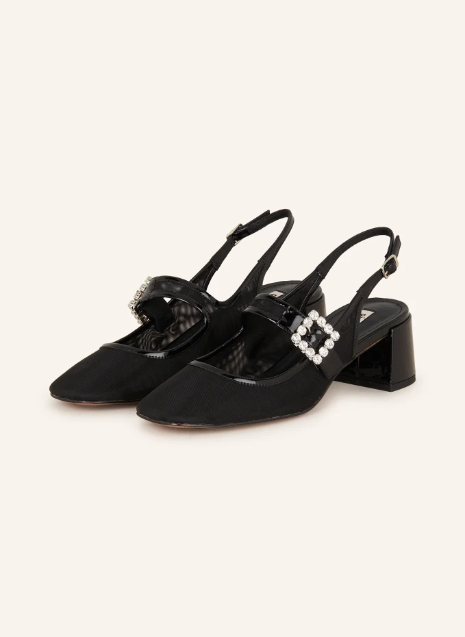 BIBI LOU Slingpumps mit Schmucksteinen