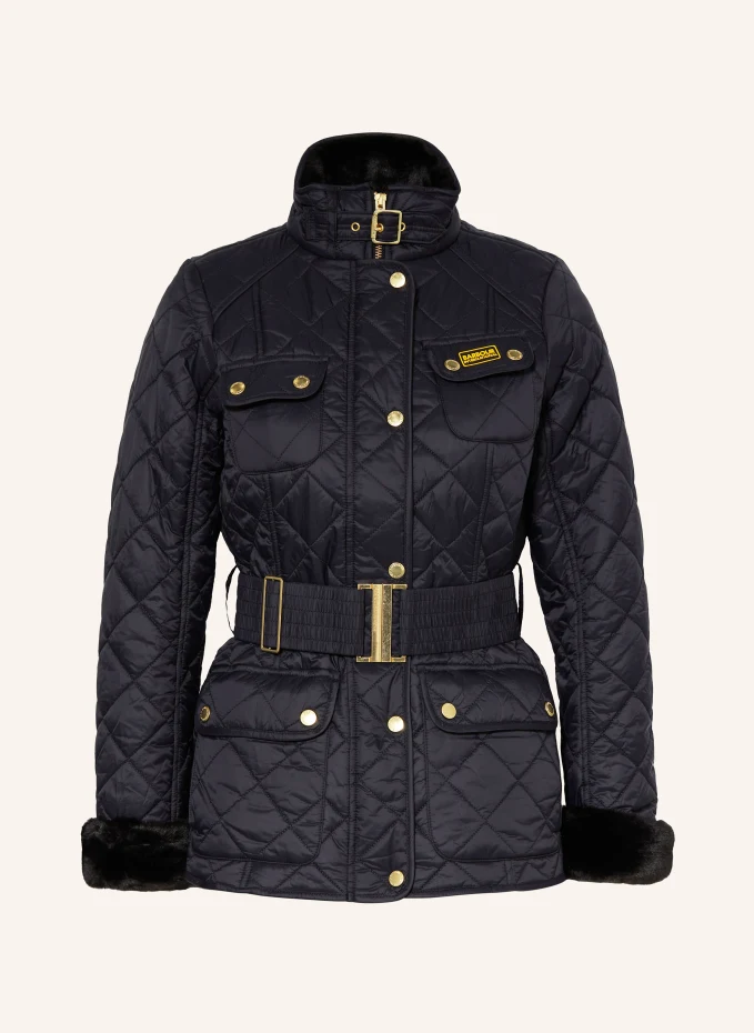 BARBOUR INTERNATIONAL Steppjacke INTERNATION POLARQUILT mit Kunstfell