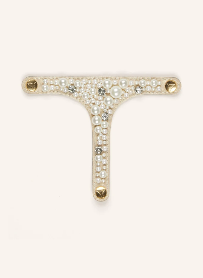 HEY MARLY Sandalen-Topping PRECIOUS PEARL mit Schmuckperlen