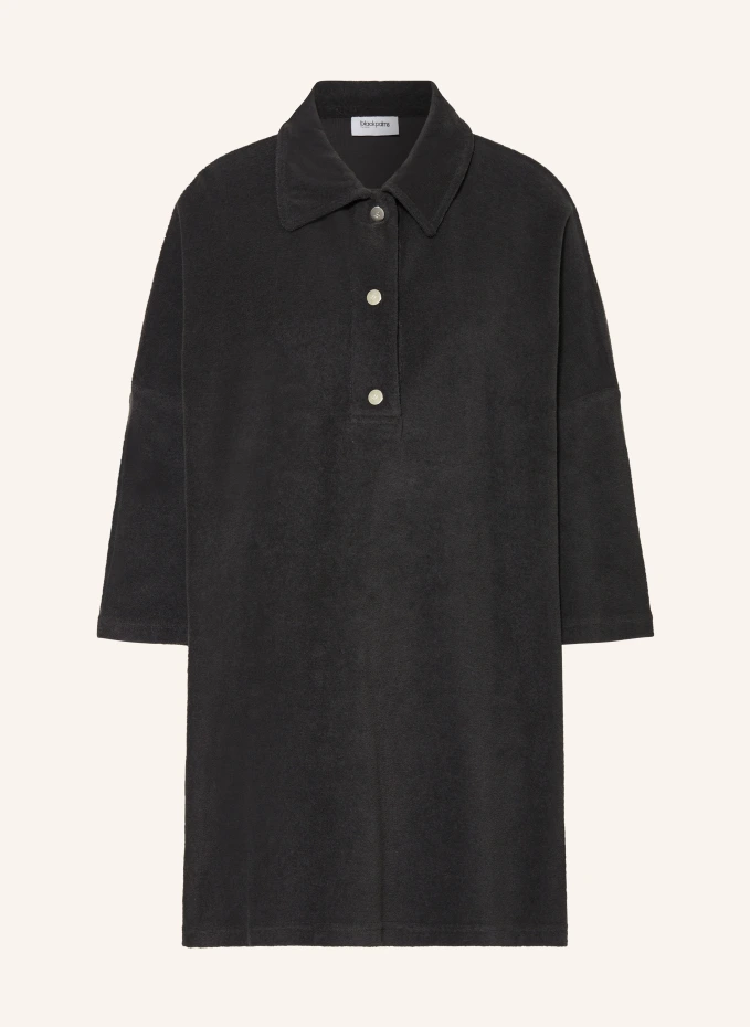 black palms Oversized-Poloshirt aus Frottee