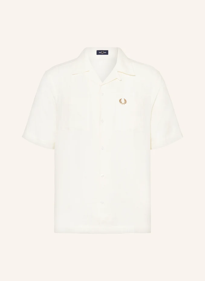 FRED PERRY Resorthemd Comfort Fit aus Leinen