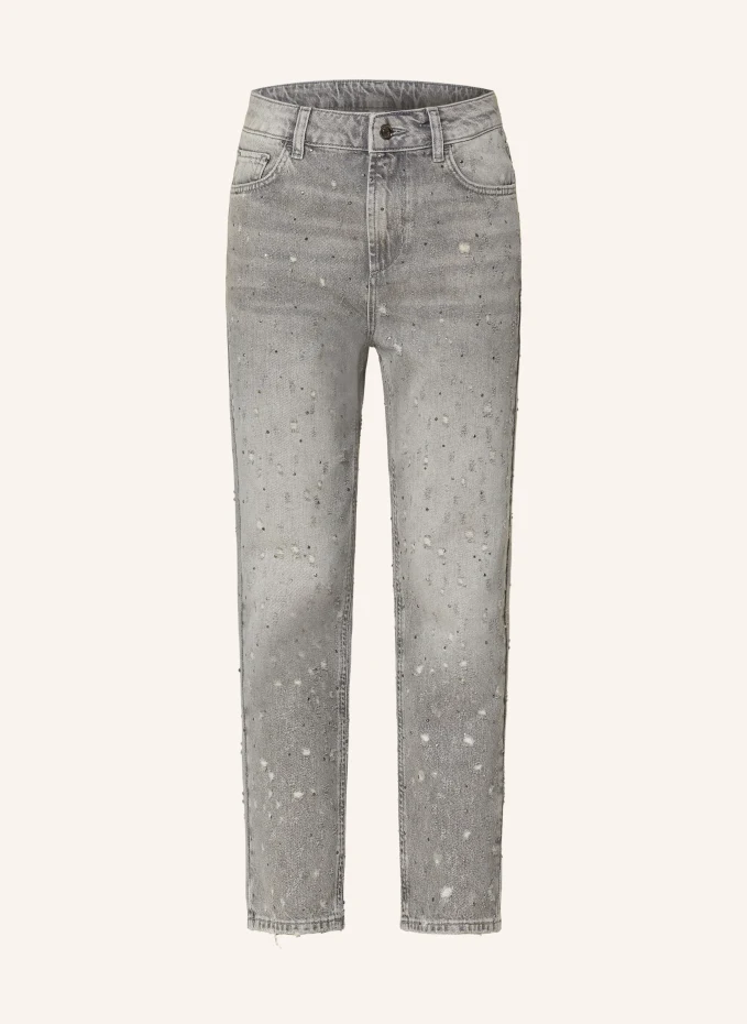 LIU JO Straight Jeans mit Schmucksteinen