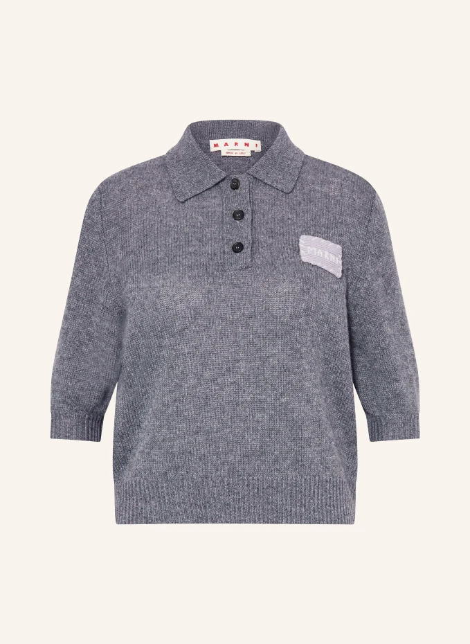 MARNI Strick-Poloshirt aus Cashmere