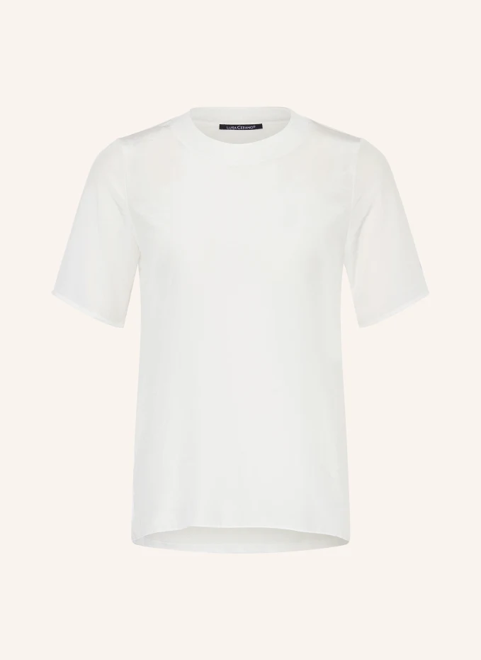 LUISA CERANO T-Shirt im Materialmix