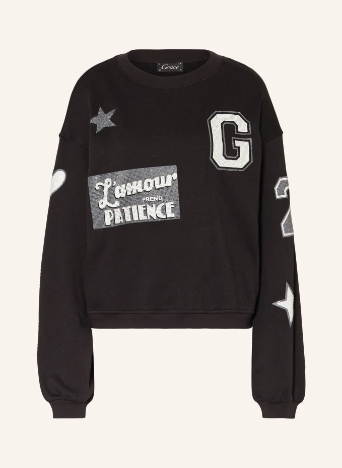 Grace Sweatshirt mit Schmucksteinen