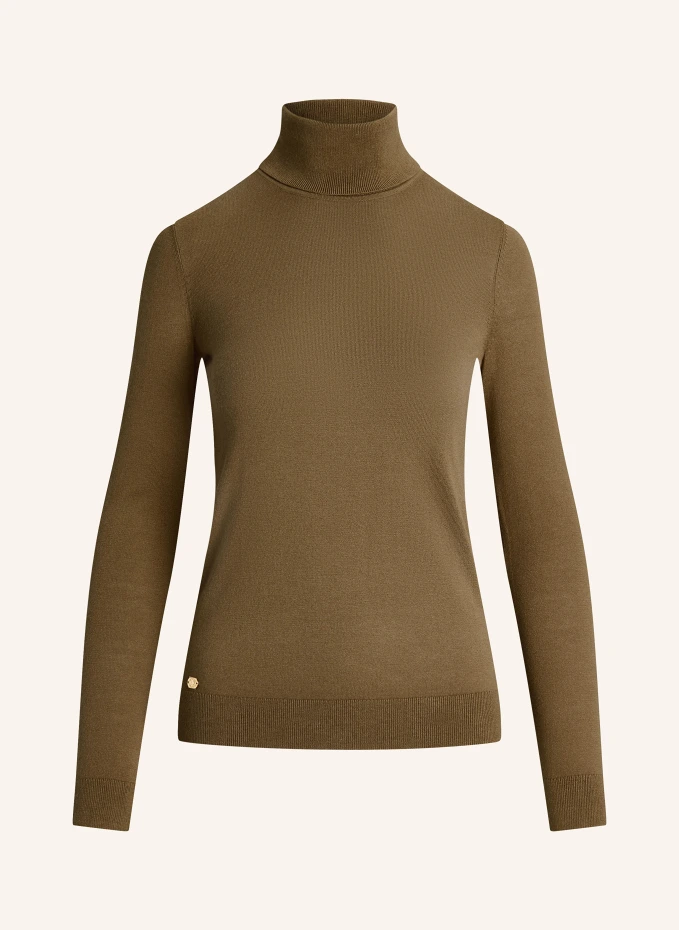 LAUREN RALPH LAUREN Rollkragenpullover mit Seide