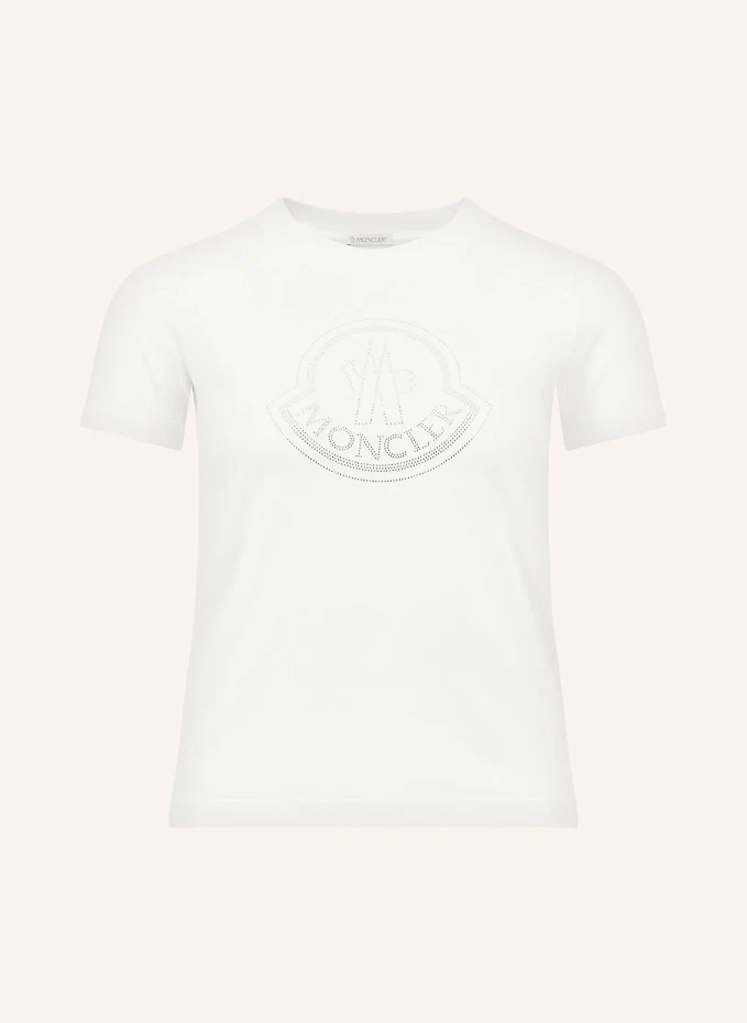 MONCLER T-Shirt mit Schmucksteinen