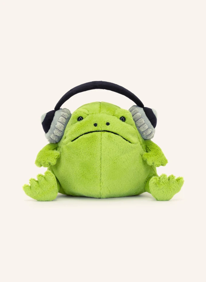 Jellycat Frosch-Kuscheltier RICKY RAIN FROG HEADPHONES