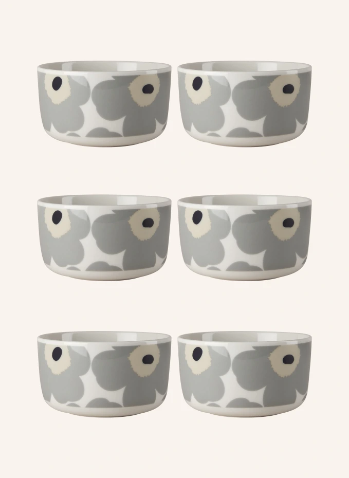 marimekko 6er-Set Dessert OIVA/UNIKKO